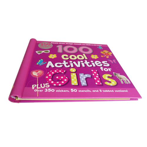 100 Cool Activities for Girls Spiral Binding Activity Books Printing