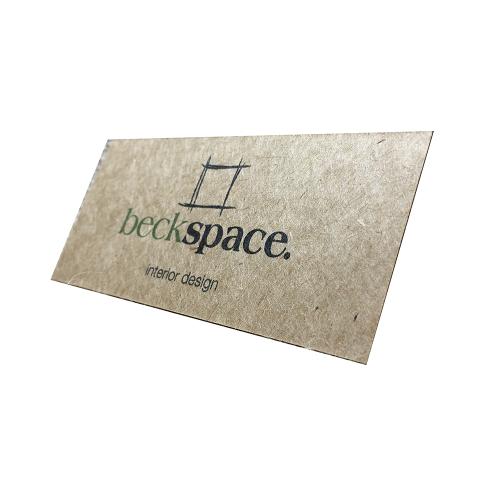 350gsm Brown Kraft Paper Green Black Business Cards Printing