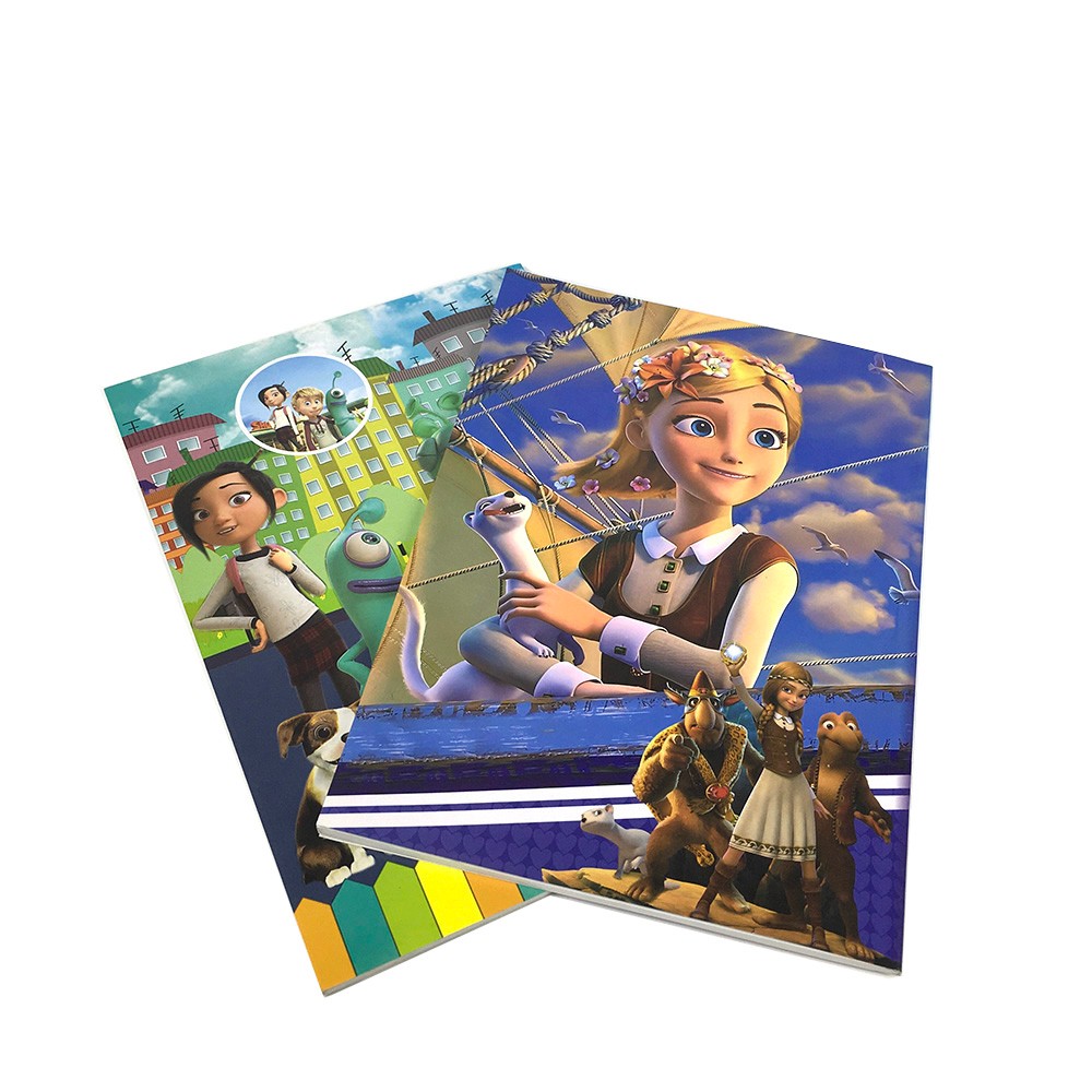 3D Cartoon Character Lined Exercise Books for Children 3D Cartoon Character Lined Exercise Books for Children