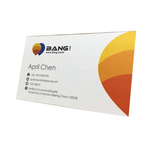 400g White Business Cards with Full Color Printing