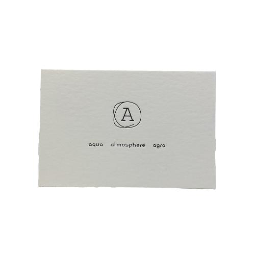 400gsm Textured Paper Business Cards with Debossing