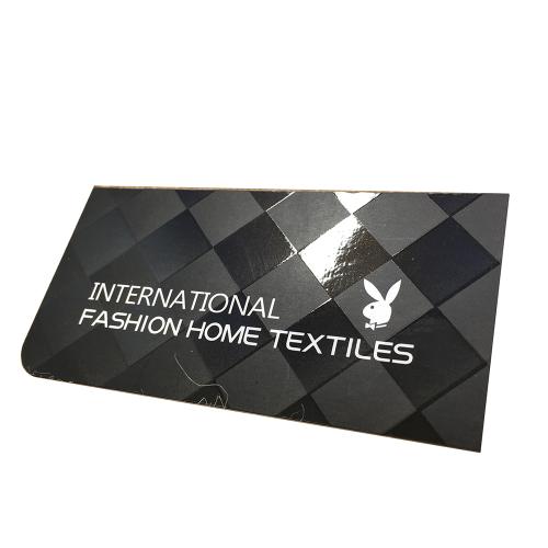 Black Business Cards With Spot UV Geometric Pattern