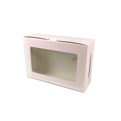 Blush Pink Auto Base Window Pastry Folding Paper Container