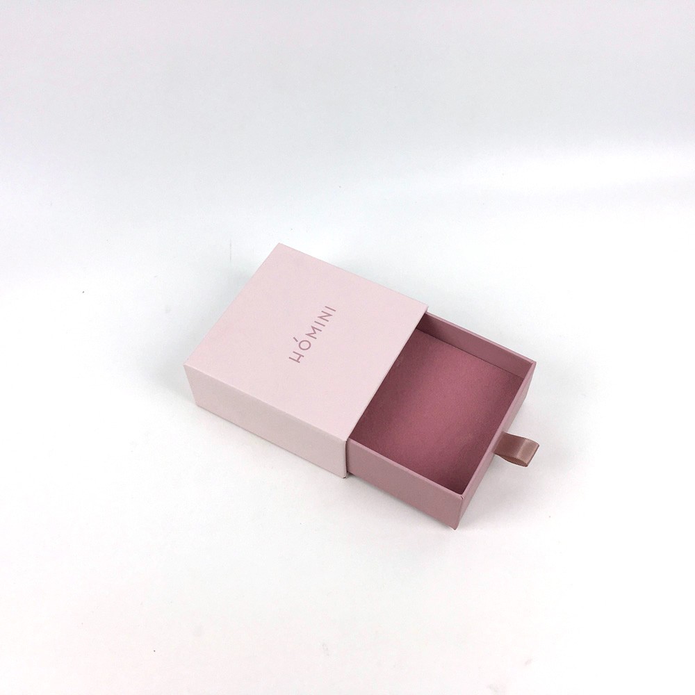 Blush Pink Slide Drawer Jewelry Box with Velvet Liner Blush Pink Slide Drawer Jewelry Box with Velvet Liner