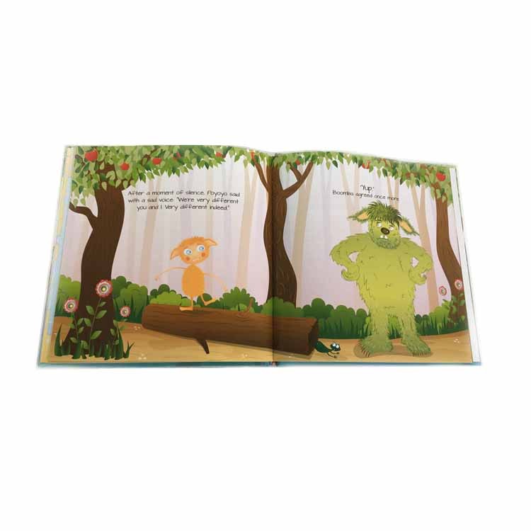 Case Bound Sewn Hardcover Full Color Offset Printed Children Picture Story Books