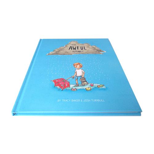 Casebound Sewn Hardcover Children Alphabet Picture Books Printing