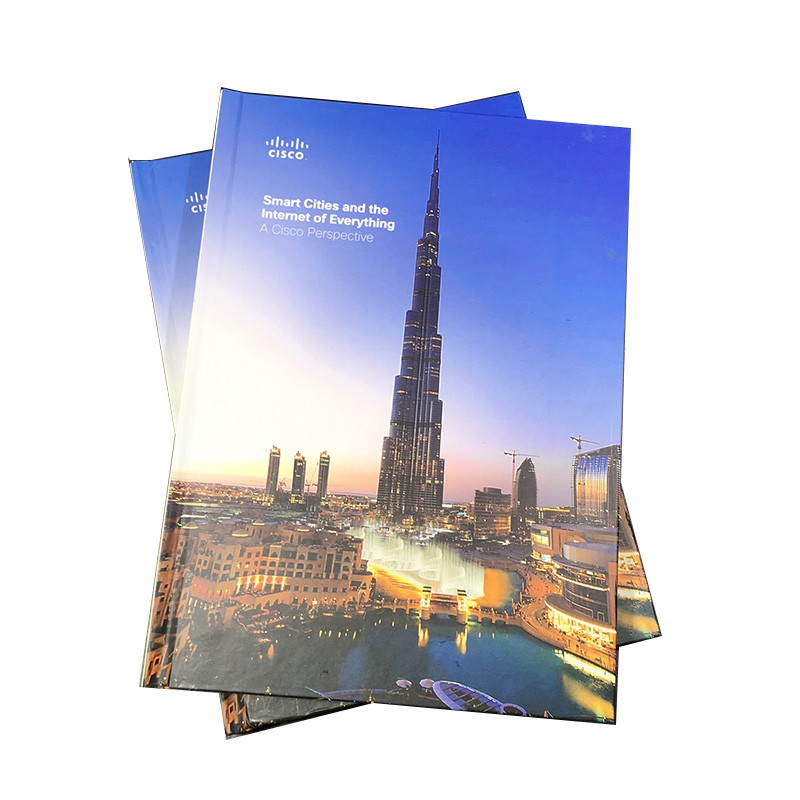 Corporate Smart City IoT Hardcover Business Brochure Book Printing