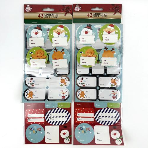 Custom Adhesive Gift Tags With Hot Stamping