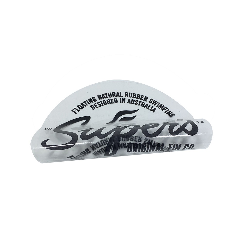Custom Clear PVC Self Adhesive Labels with black logo printed for Product Packaging
