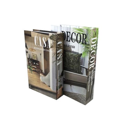 Custom Full Printed Book Shaped Magnetic Rigid Gift Box