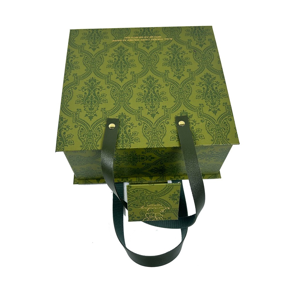 Custom Magnetic Gift Boxes With Flower Patterns Custom Magnetic Gift Boxes With Flower Patterns