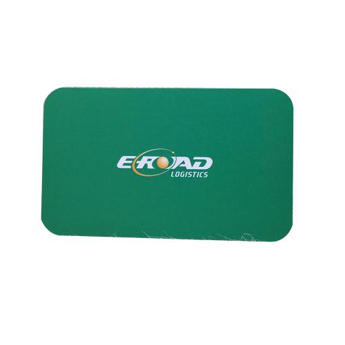 Custom Matte Green Business Cards with Full Color Printing