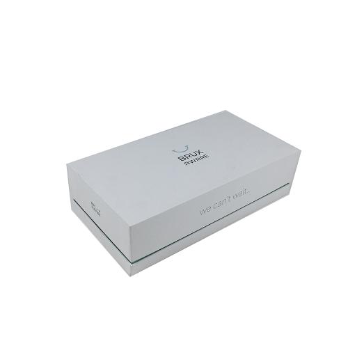 Custom Printed Two-Tone Rigid Lid & Base Box with Paper Insert for Dental Device