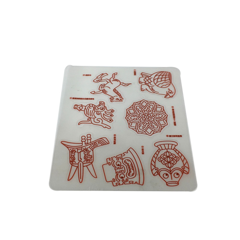 Custom Transparent BOPP Transfer Stickers for Craft DIY Packaging Decoration