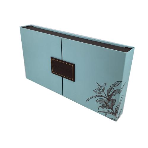 Dual Swing Flip Chocolate Storage Box with Divider Insert