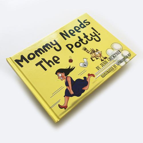 Glossy Yellow Hardcover Casebound Children’s Humorous Picture Books Printing