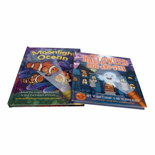 Halloween Hide and Seek Light Beam Reveal Board Books Printing