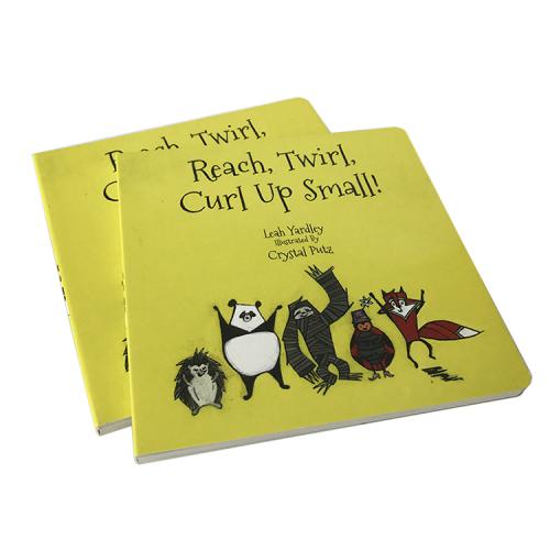 Hardcover Thick Cardboard Touch and Feel Animal Story Book for Age 0-5 Kids