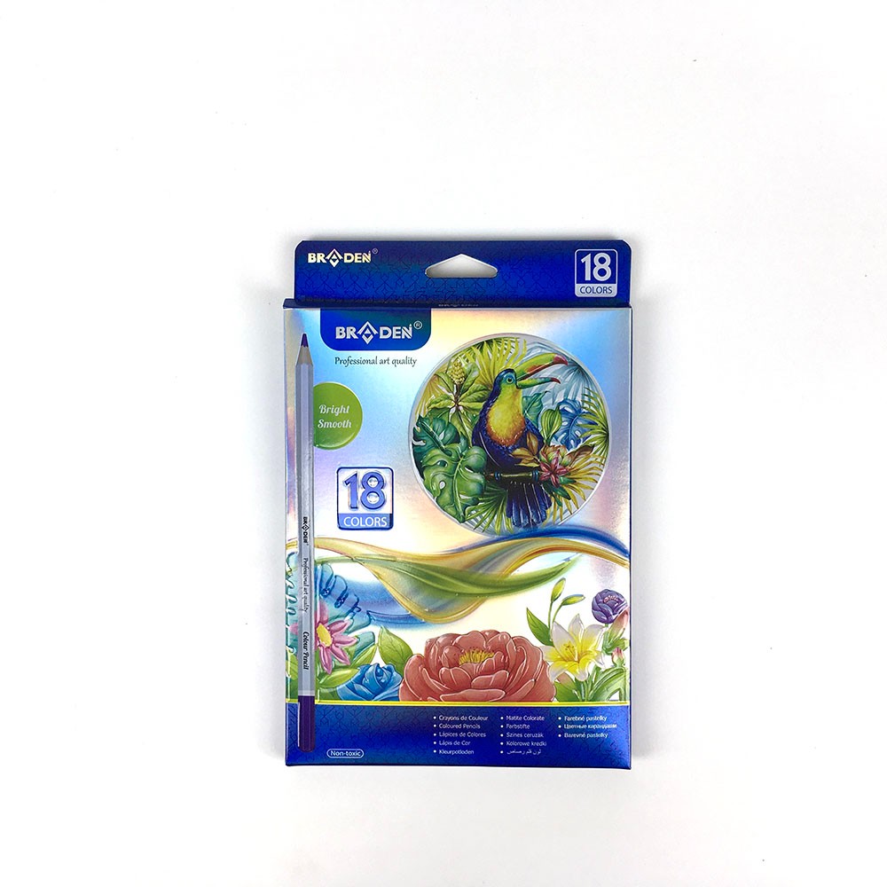 Holographic Hang Tab Stationery Blister Paper Sleeve Box