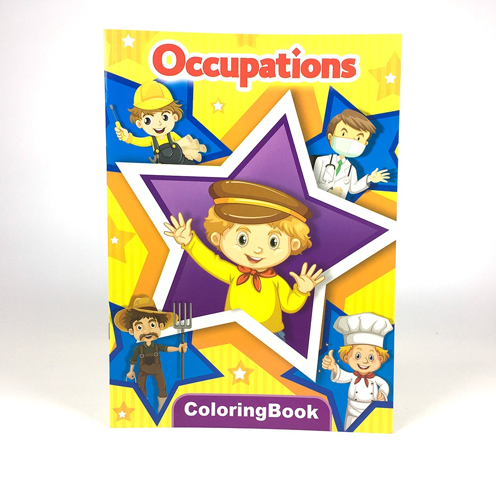 Kids Community Workers Coloring Activity Books Printing
