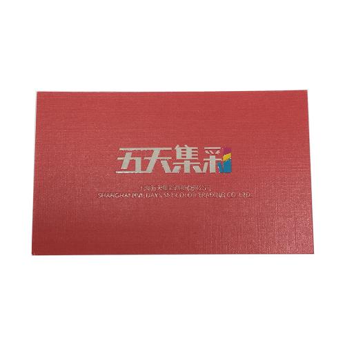 Linen Textured Paper Crystal Raised Business Cards Printing