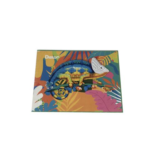 Matt Laminated Animal Art Colouring Books Printing With Perfect Binding