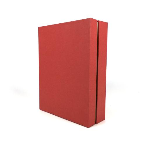 Matte Brick Red Blank Separate Cover Base Storage Rigid Carton