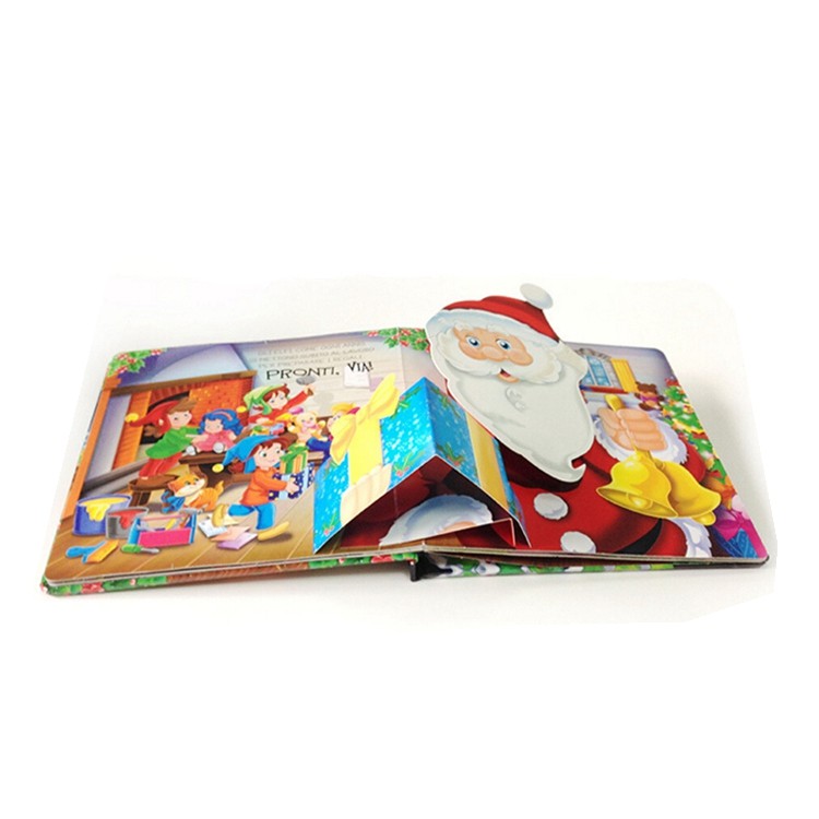 Merry Christmas 3D Lift-the-Flap Pop Up Picture Books Printing Merry Christmas 3D Lift-the-Flap Pop Up Picture Books Printing