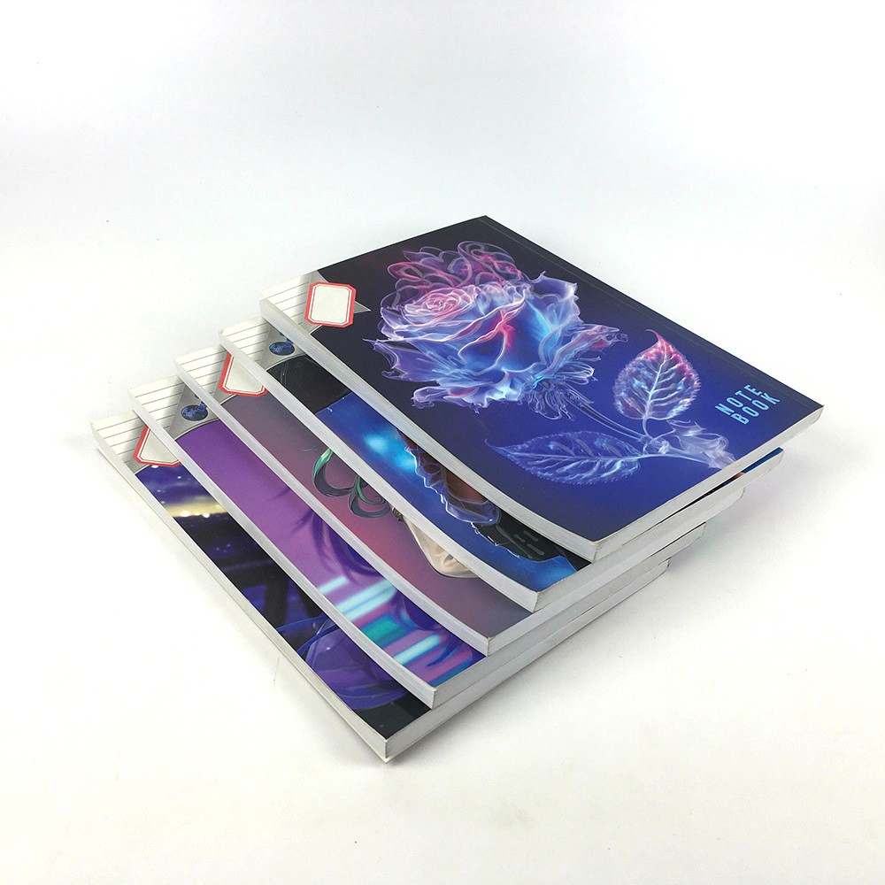Modern Art & Floral Design Lined School Notebooks Printing Modern Art & Floral Design Lined School Notebooks Printing