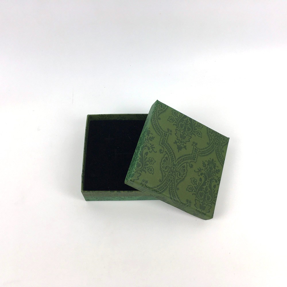 Ornate Pattern Green Rigid Gift Packaging Box Ornate Pattern Green Rigid Gift Packaging Box