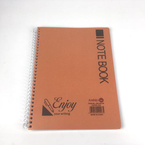 Pastel Assorted Color Hardcover Spiral Ruled Notebooks Printing