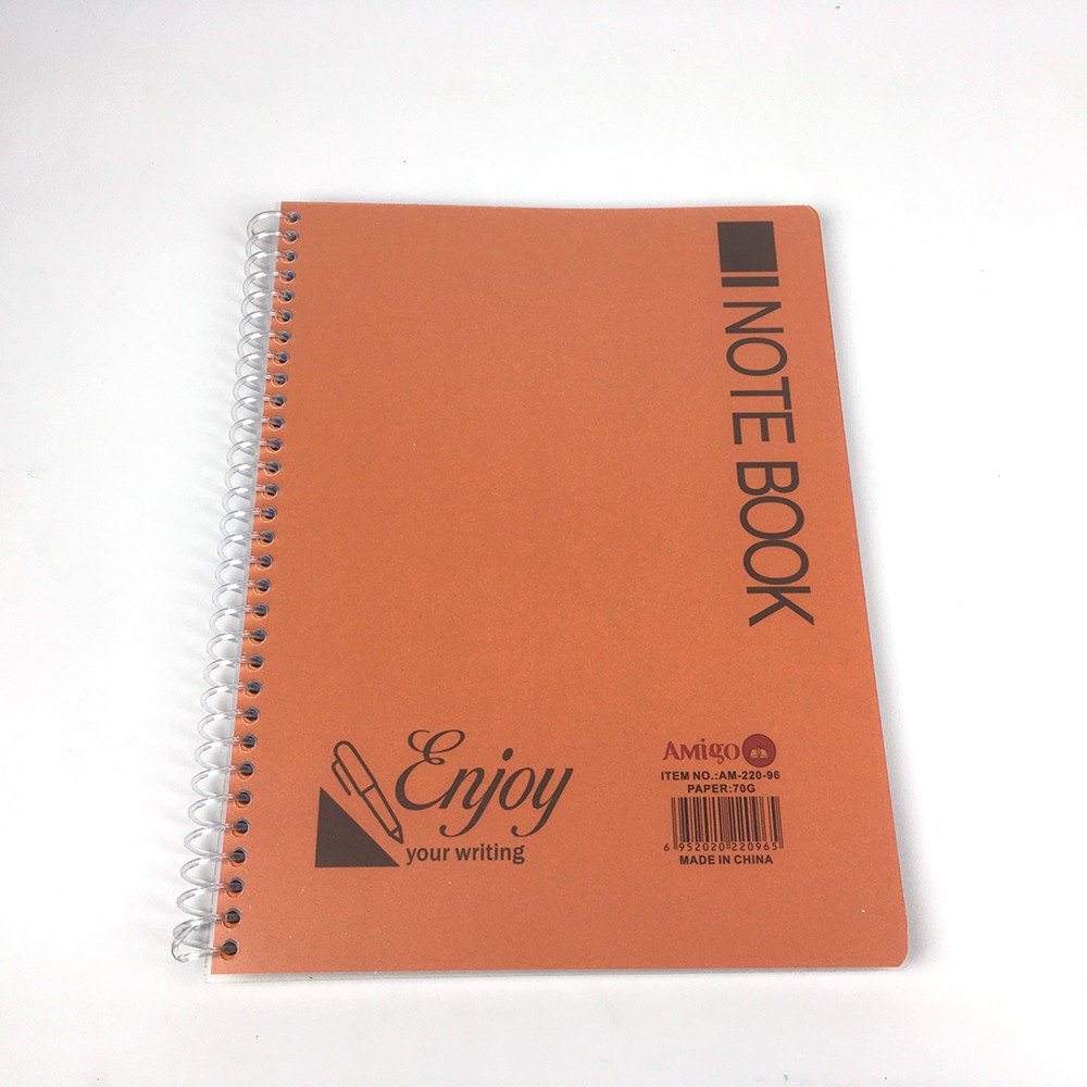 Pastel Assorted Color Hardcover Spiral Ruled Notebooks Printing