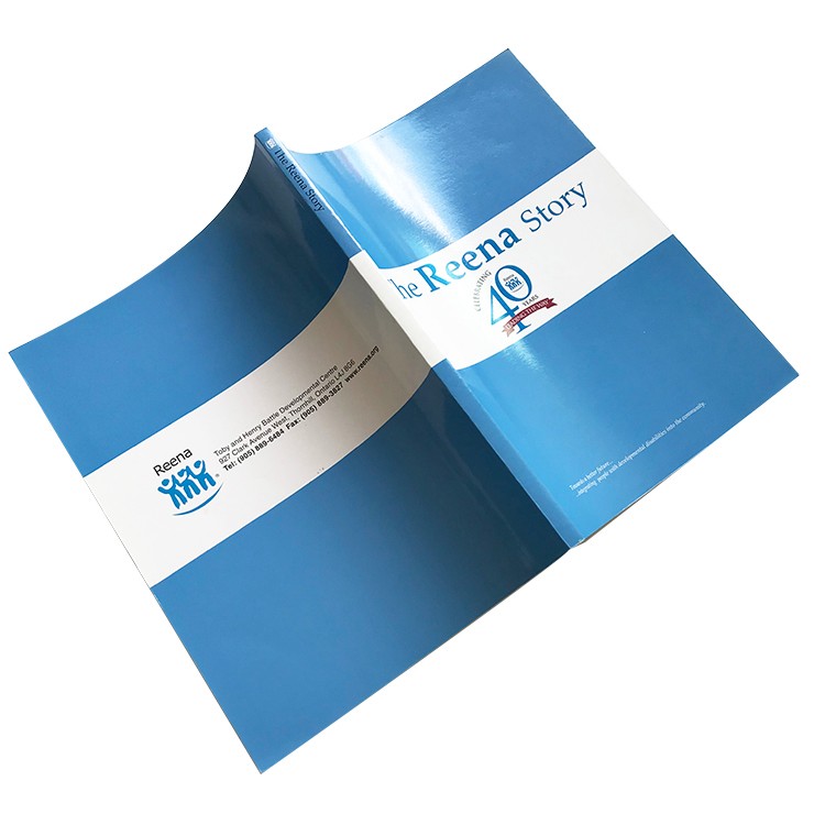 Perfect Bound Softcover Corporate Anniversary Commemorative Brochures Printing Perfect Bound Softcover Corporate Anniversary Commemorative Brochures Printing