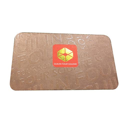 Premium Spot UV Business Cards with Gold Foil Logo