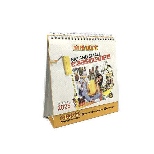 Promotional Wire-O Spiral Desk Calendars Printing