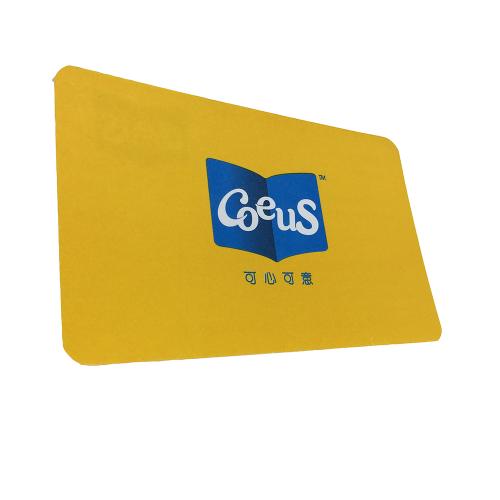 Rounded Business Cards Printing With Blue Foil Embossing Logo