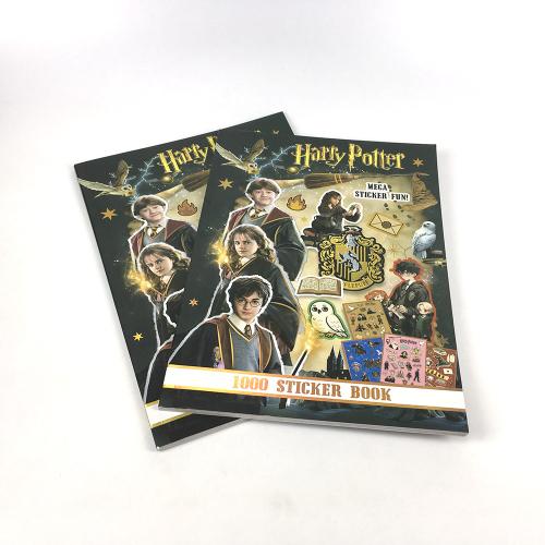 Saddle Stitched 1000 Sticker Books Children Activity Books Printing