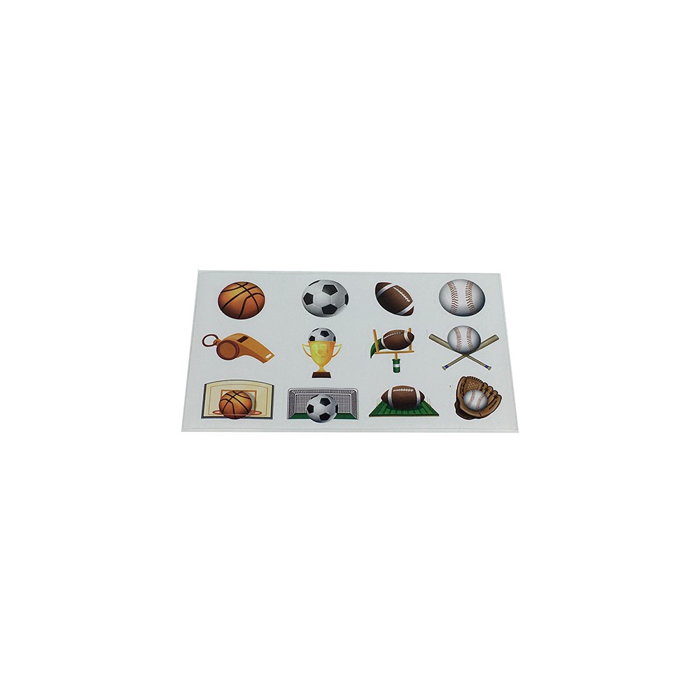 Sports Ball Game Sticker Sheets for Kids Party Decoration and Reward
