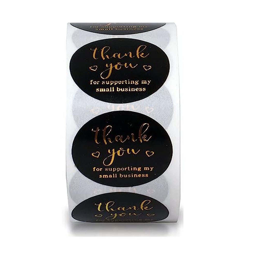 Thank You Hand Made Seal Stickers Thank You Hand Made Seal Stickers