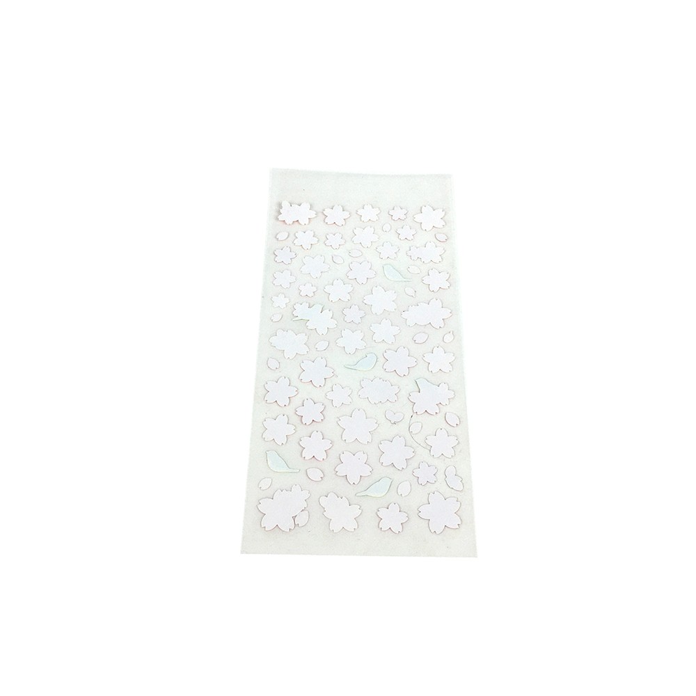 Transparent Cherry Blossom Stickers Sheets for Journaling and Gift Decor