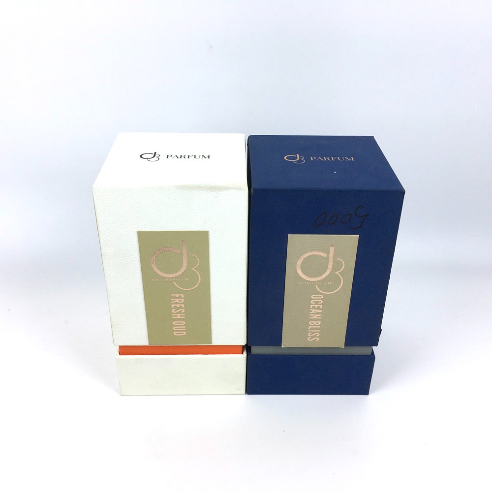 Vertical Rectangle Rigid Fragrance Packaging Box with Hot Stamping Vertical Rectangle Rigid Fragrance Packaging Box with Hot Stamping