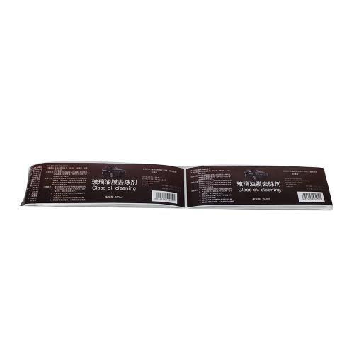 Waterproof Auto Windshield Cleaning Product Packaging Labels Printing