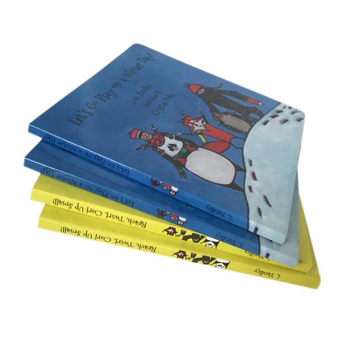 Winter Day Children Board Story Books With Animal Adventure