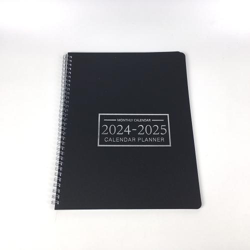 Wire-O Lay Flat 2024-2025 Calendar Planner with Monthly Schedule
